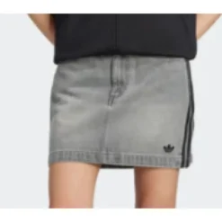 Adicolor 3-Stripes Denim Mini Skirt