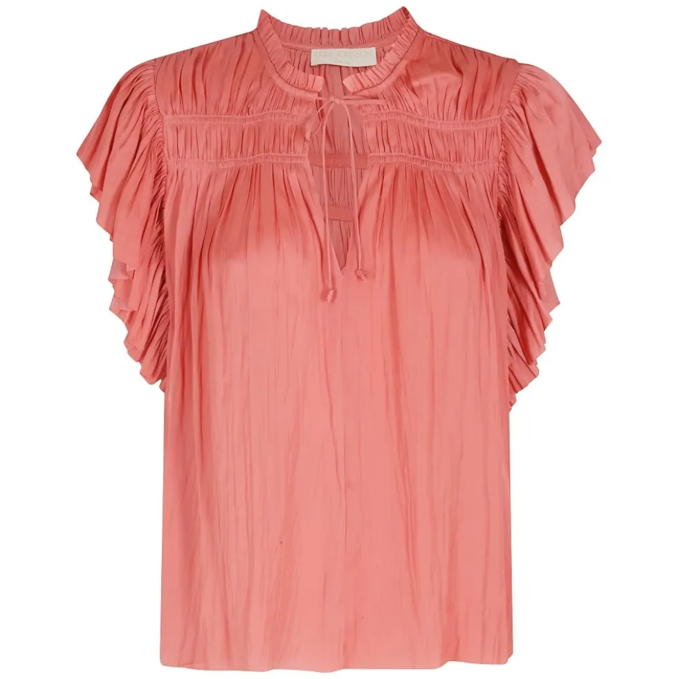 Agosta Flutter Sleeve Top