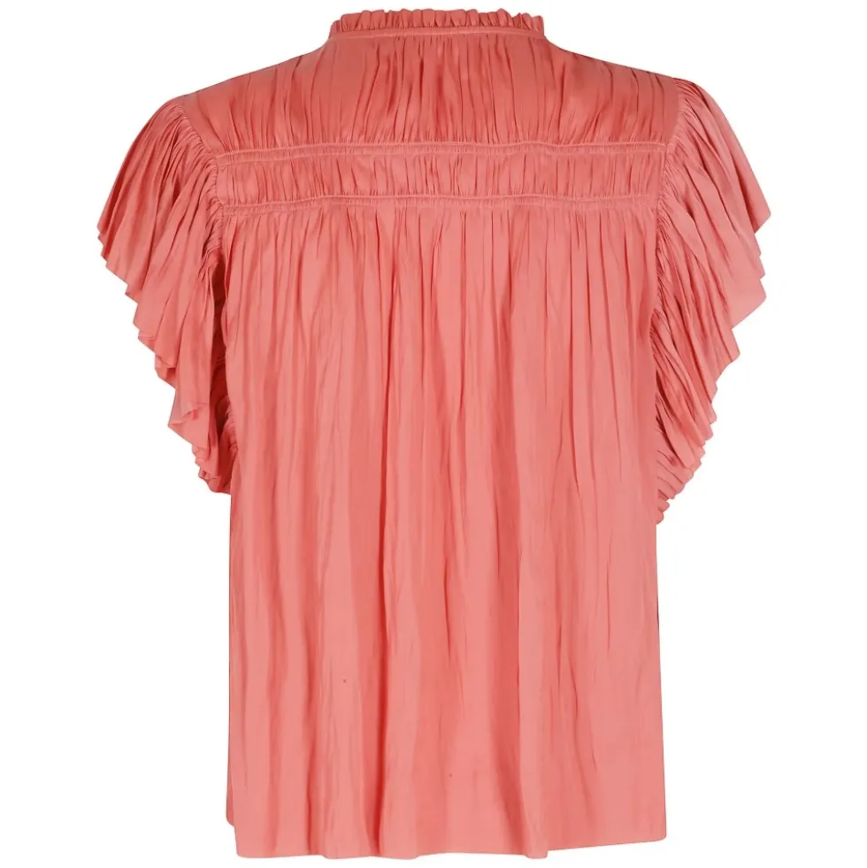 Agosta Flutter Sleeve Top