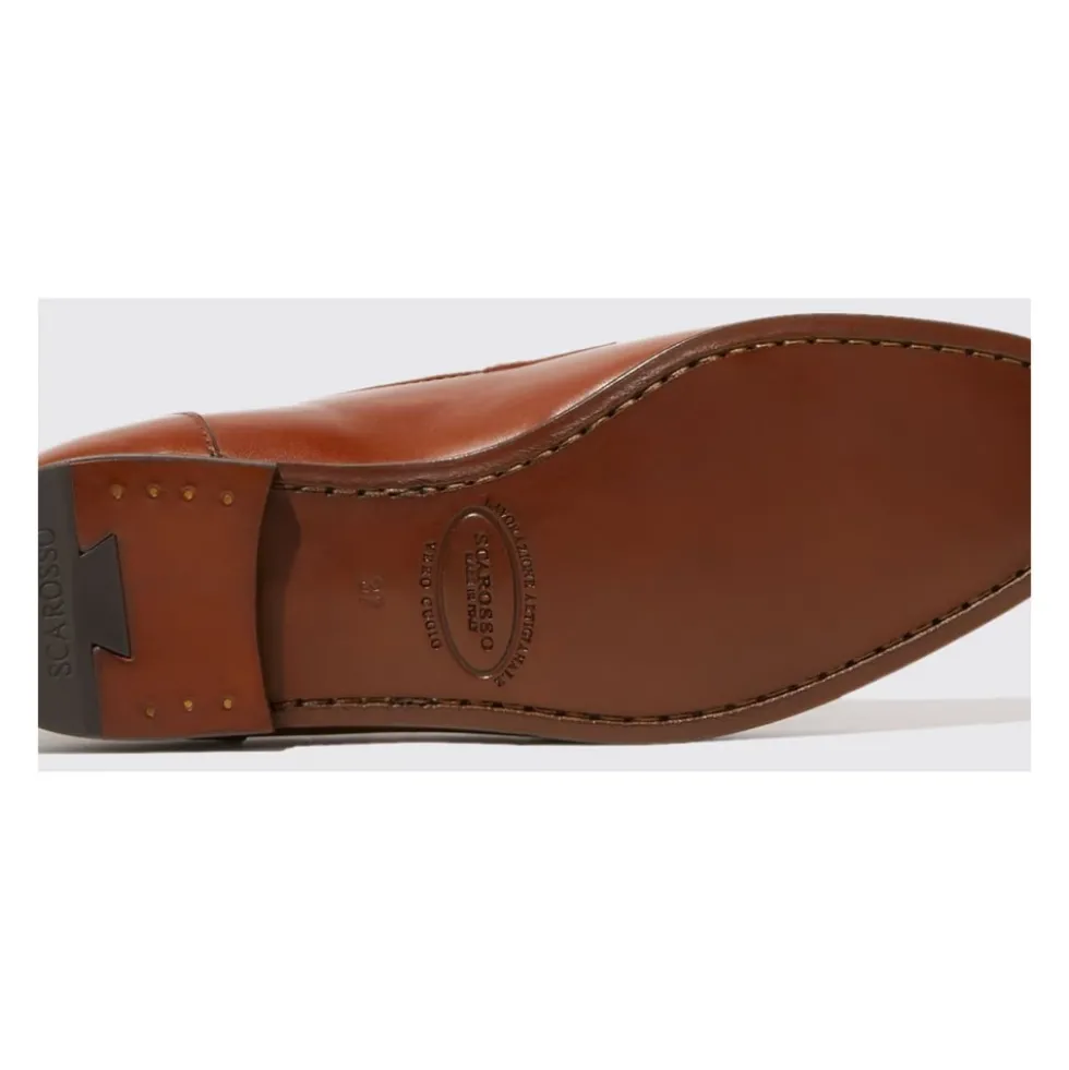 Alessandra Cognac Loafer