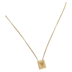 Alphabet V Necklace