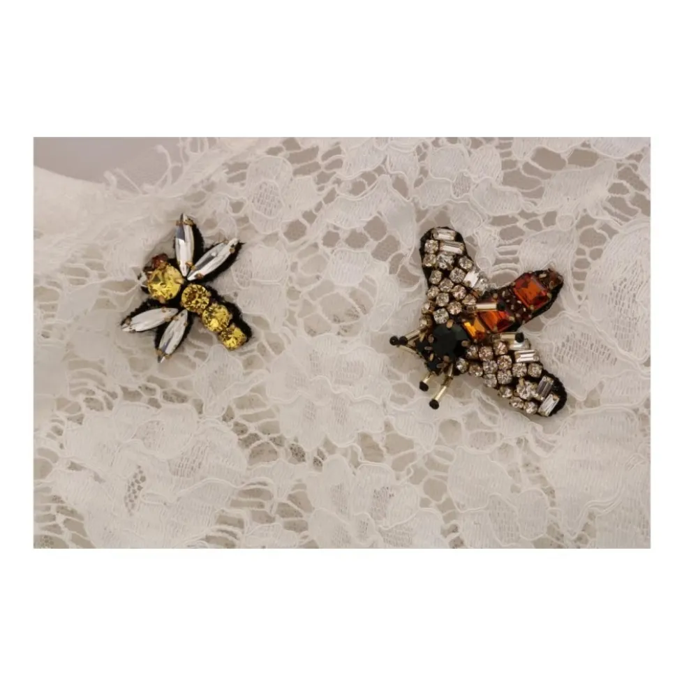 Ananas Blondepyntet Mini Bluse