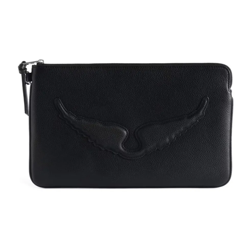 Angel Pouch Grained Leather