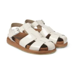 Angulus - Fodseng Sandal Med Spænde, 5749 - Buttermilk/Cognac