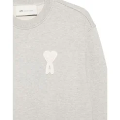 Appliqued Crew Neck Sweatshirt