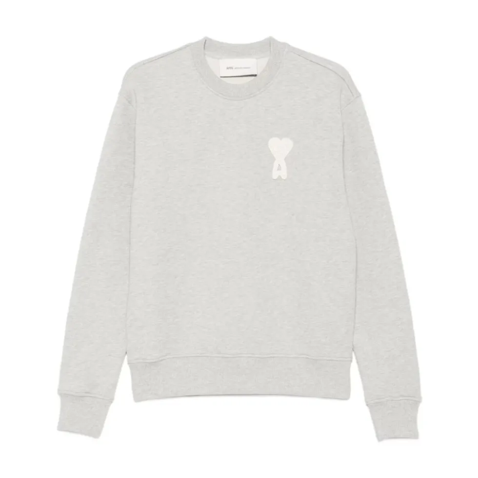 Appliqued Crew Neck Sweatshirt