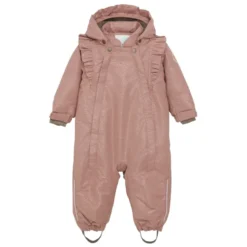 Baby Flyverdragt med Flæser - Burlwood