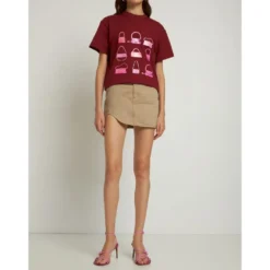 Bag-print Short-Sleeved T-shirt