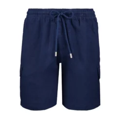 Baie Linen Bermuda Shorts
