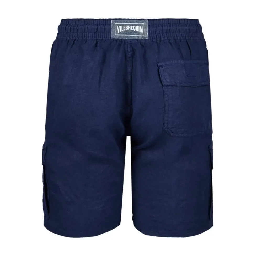 Baie Linen Bermuda Shorts