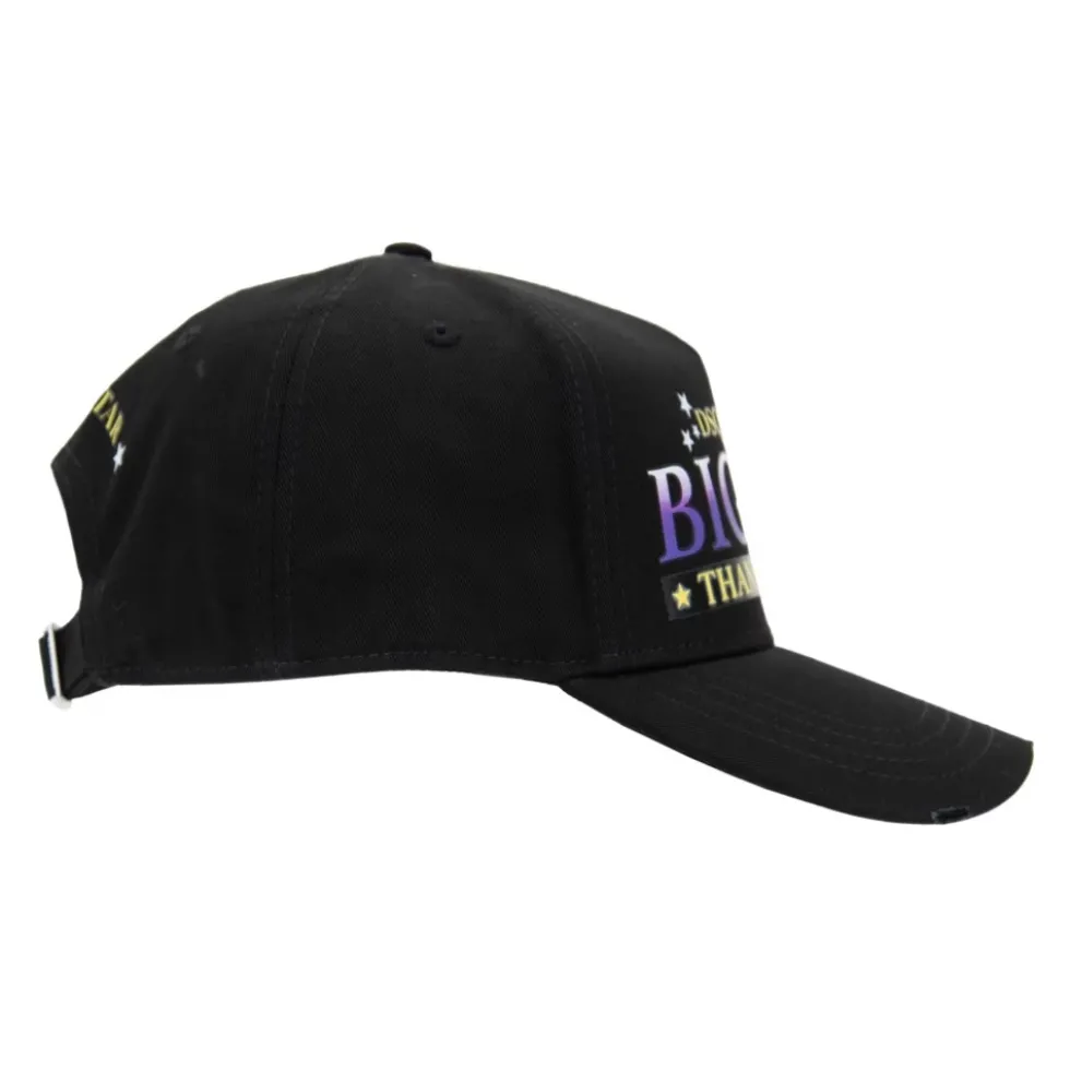Baseball Cap med Kontrasttryk og Spænde