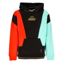 Basketballbane Print Hættetrøje Pullover