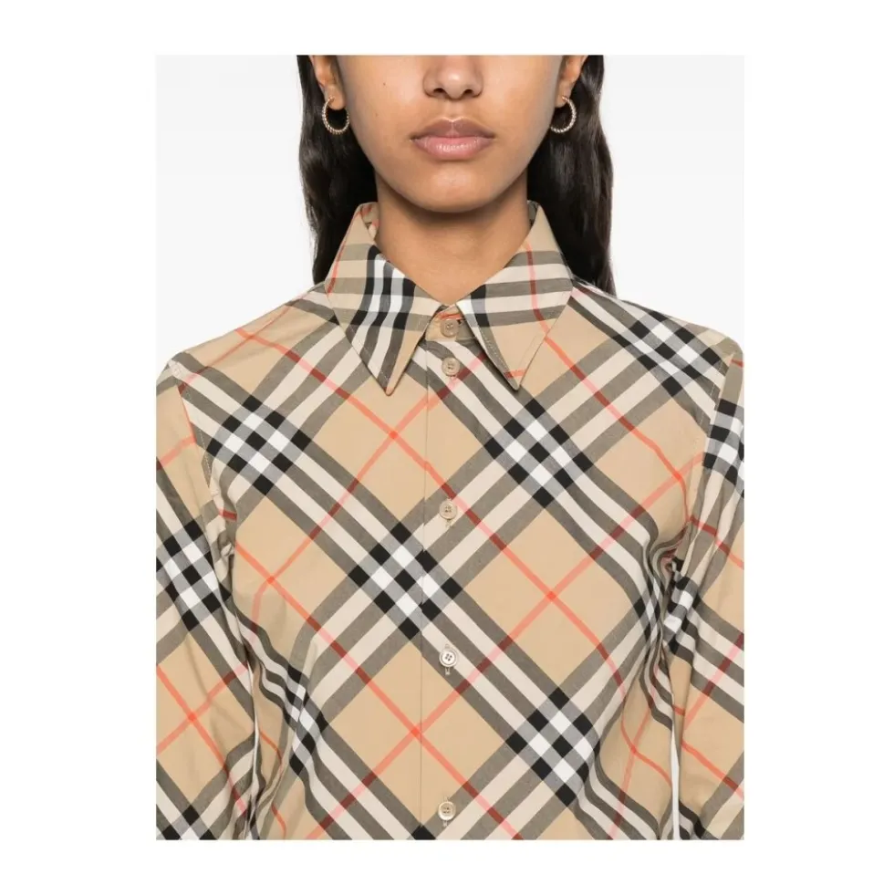 Beige Archive Button-Up Skjorte
