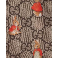 Beige Monogram Peter Rabbit Hættejakke