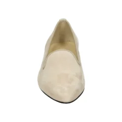 Beige Ruskindspumps