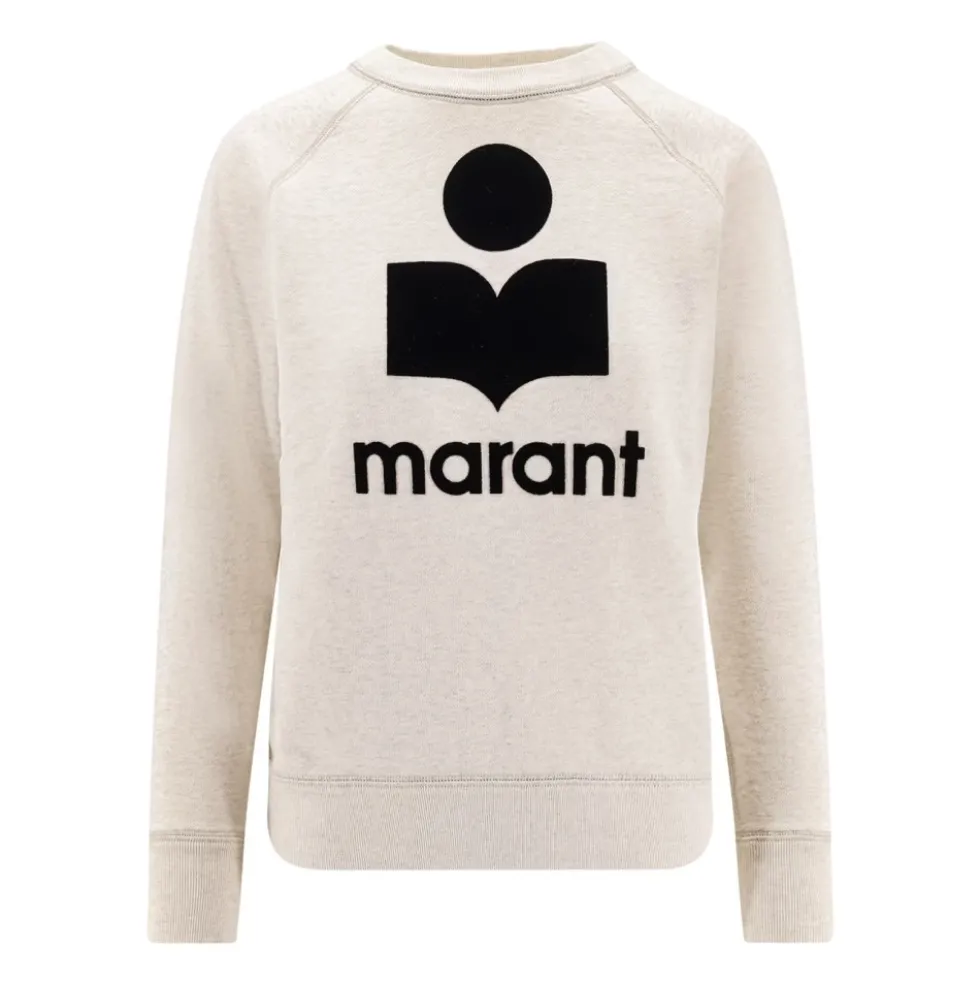 Beige Sweater med Ribkanter