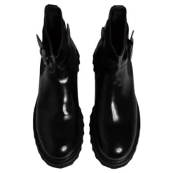 Belted Logo Chelsea Boots