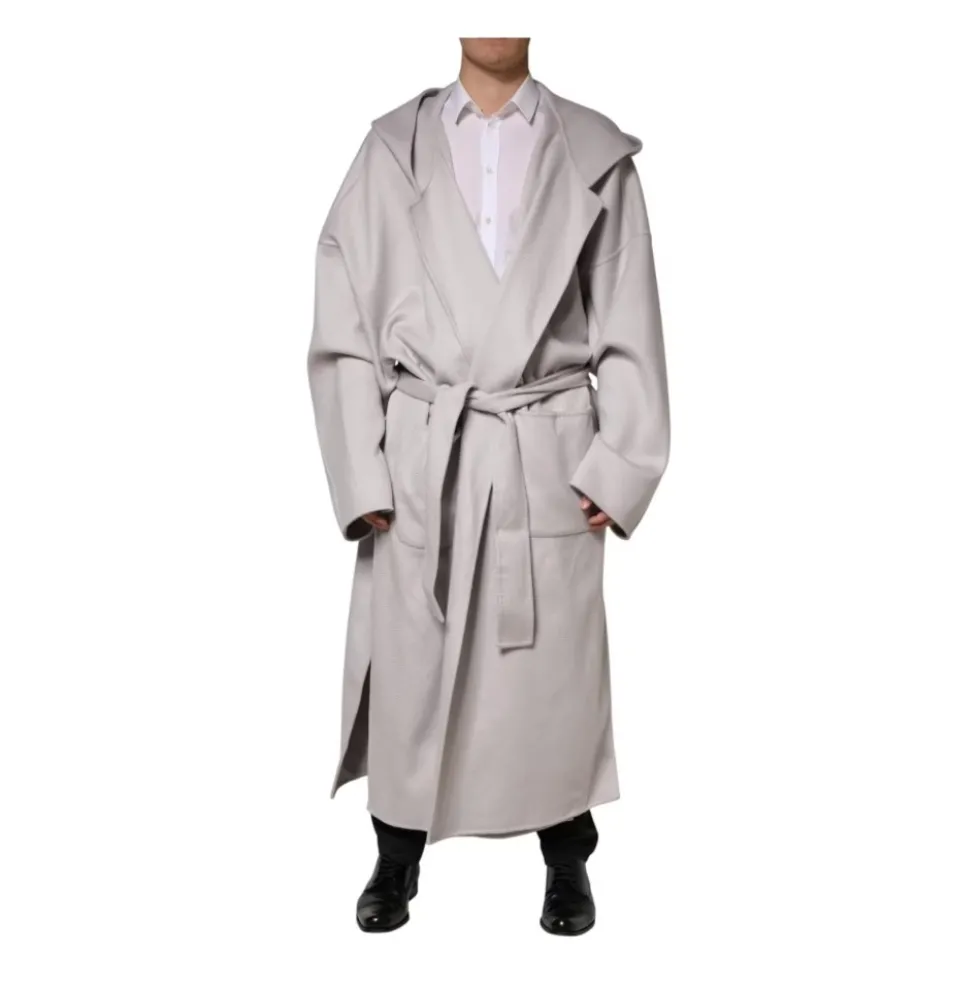 Belted Long Trench Coat