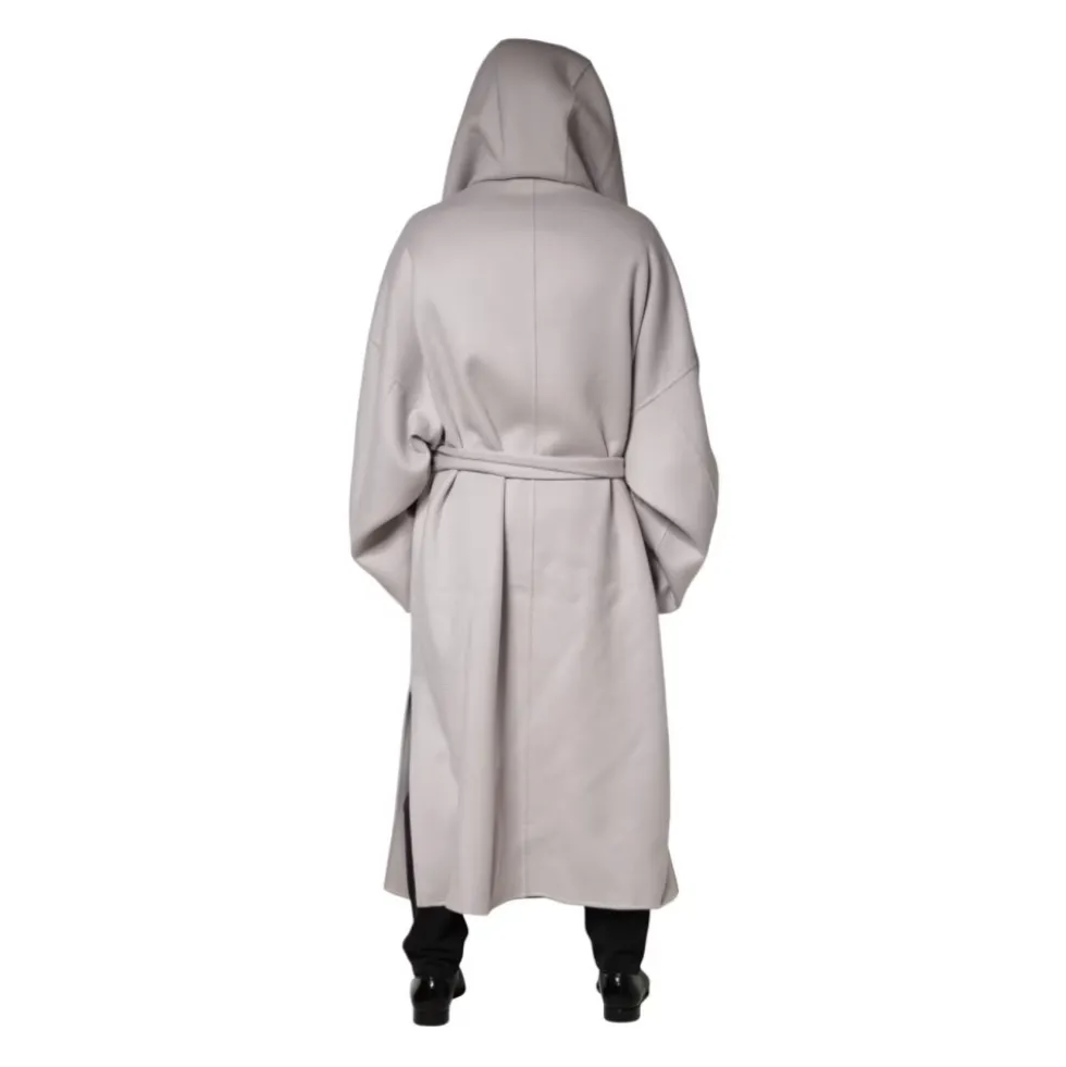 Belted Long Trench Coat