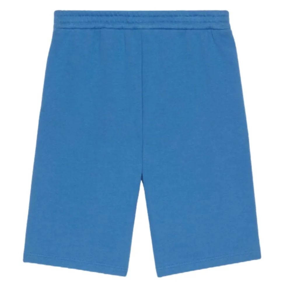 Blå Bermuda Shorts med Web Indsats