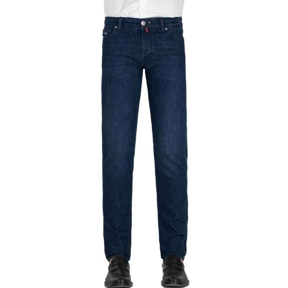 Blå Bomuld Herre Jeans