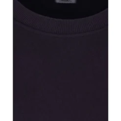 Blå Crew Neck Sweater med Lomme