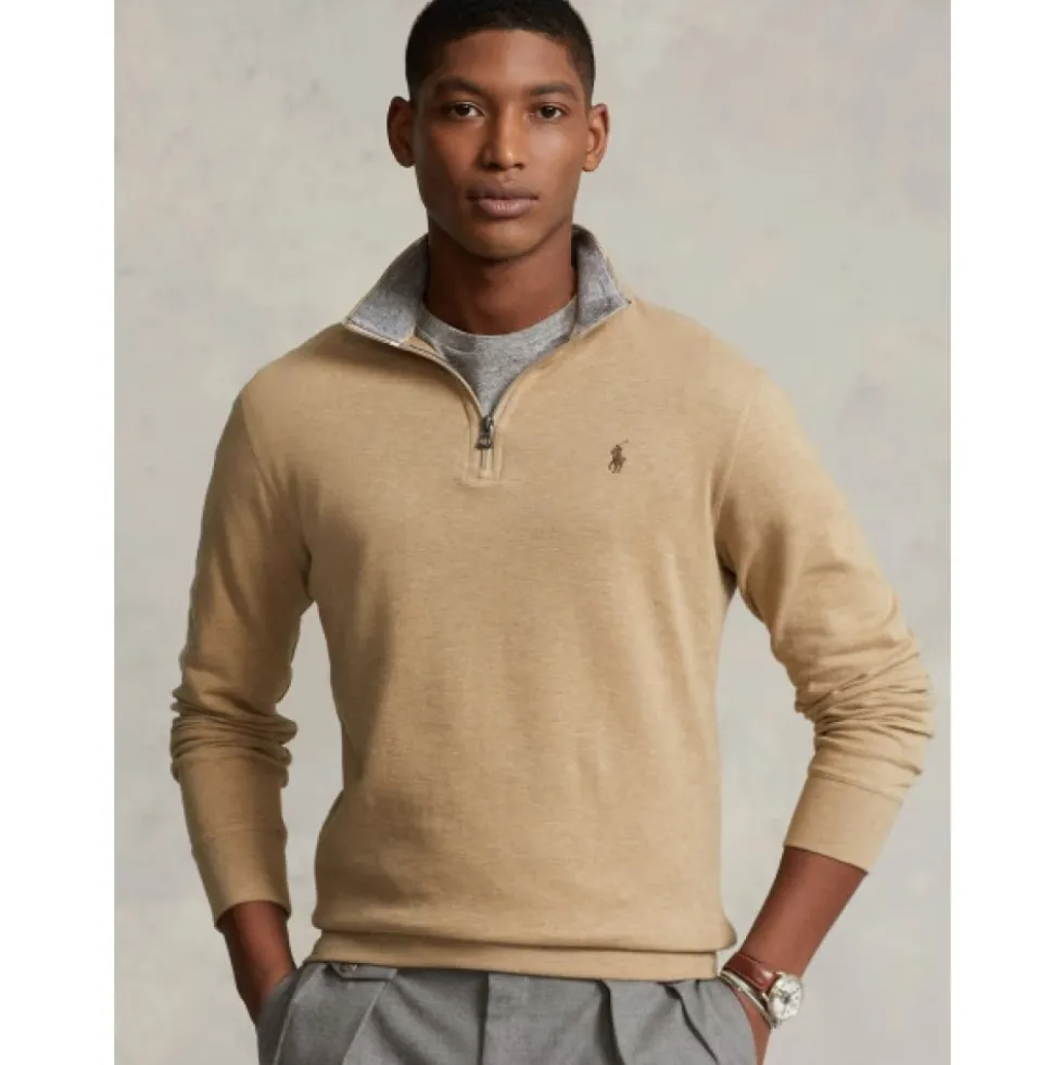 Blød Half-Zip Turtleneck