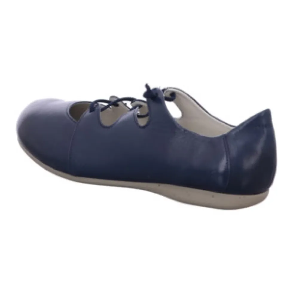 Blå elegante hælede slingback pumps
