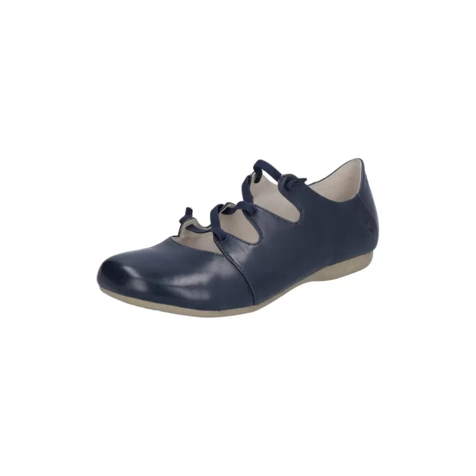 Blå elegante hælede slingback pumps