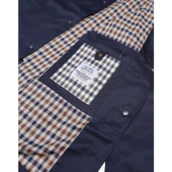 Blå Herre Trenchcoat