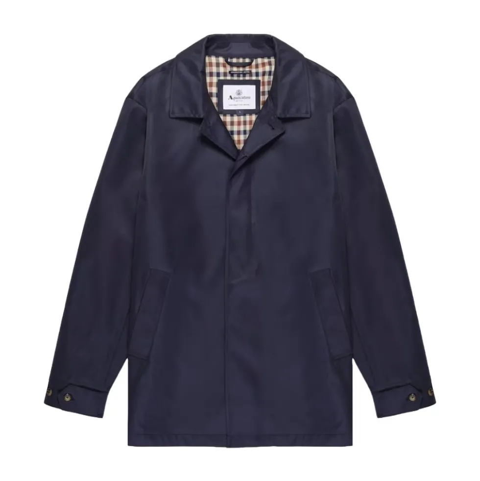 Blå Herre Trenchcoat