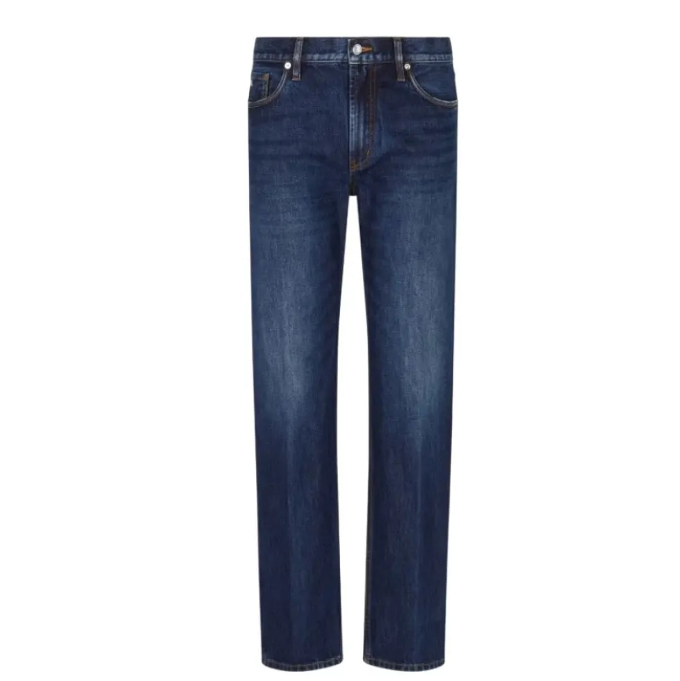 Blå Jeans med Eagle Logo