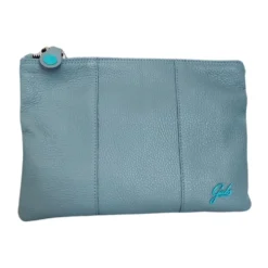 Blå læder crossbody taske Mineral