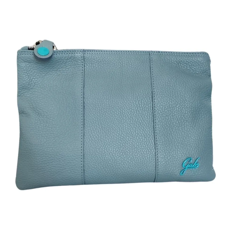 Blå læder crossbody taske Mineral
