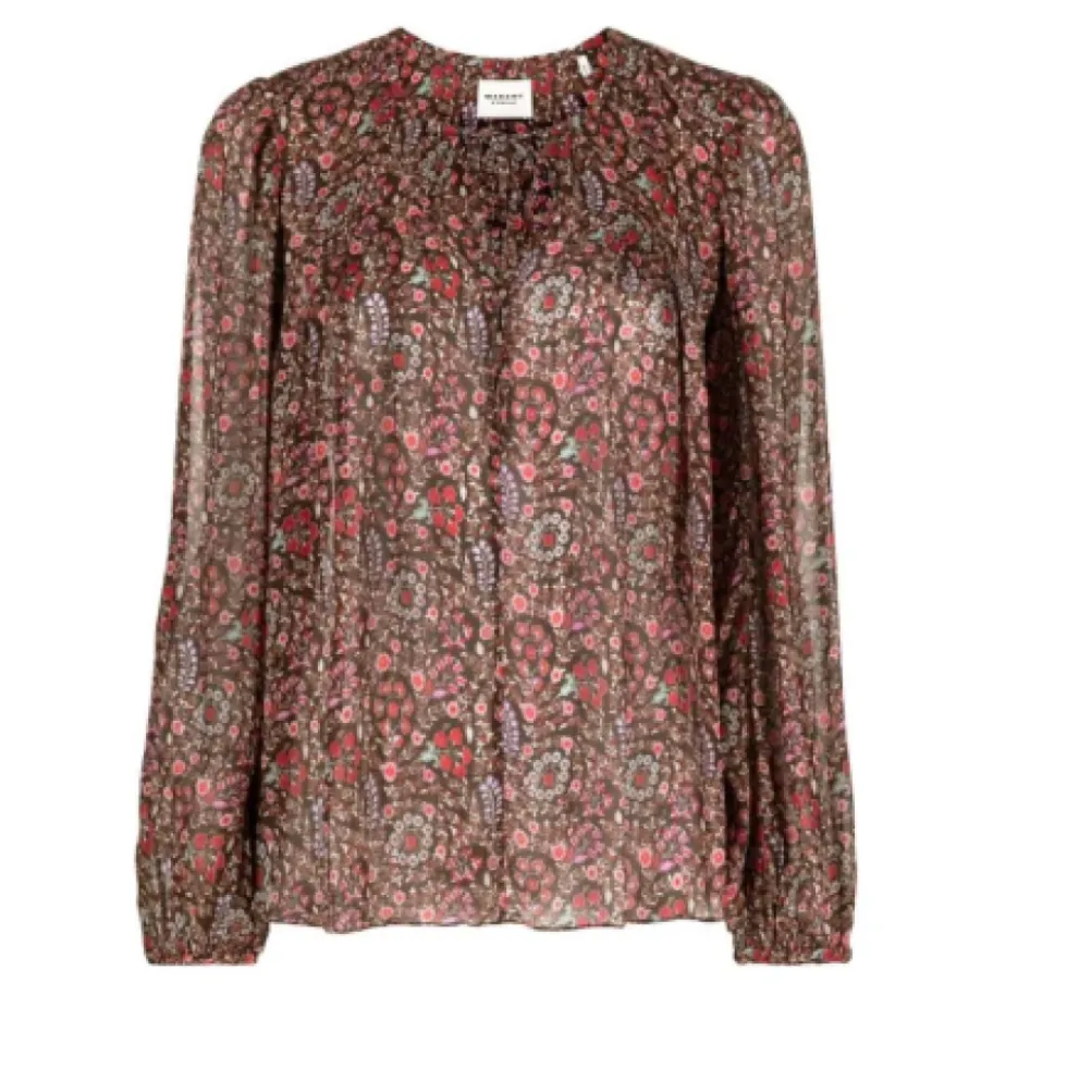 Blomstret Top