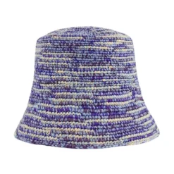 Blå Straw Bucket Hat