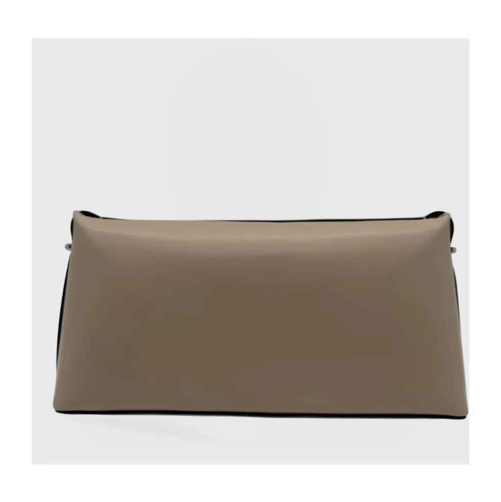 Bæltet Croco-Præget Clutch