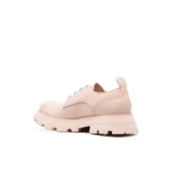 Blush Læder Snørestøvler