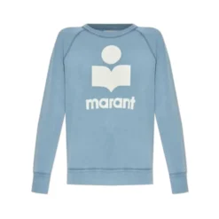 Bomuld Logo Sweatshirt Rund Hals Raglan