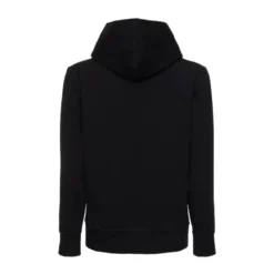 Bomuldshættetrøje med logo på forsiden