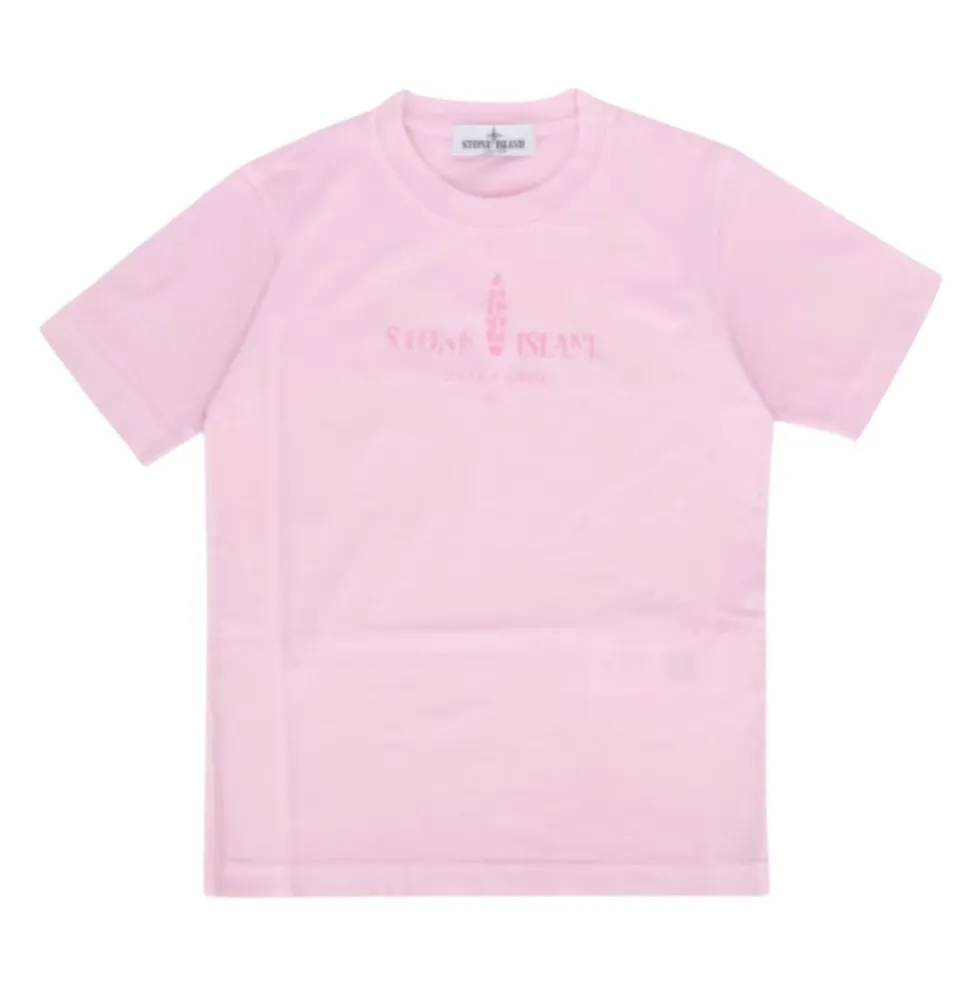 Bomuldsjersey T-shirt med logo