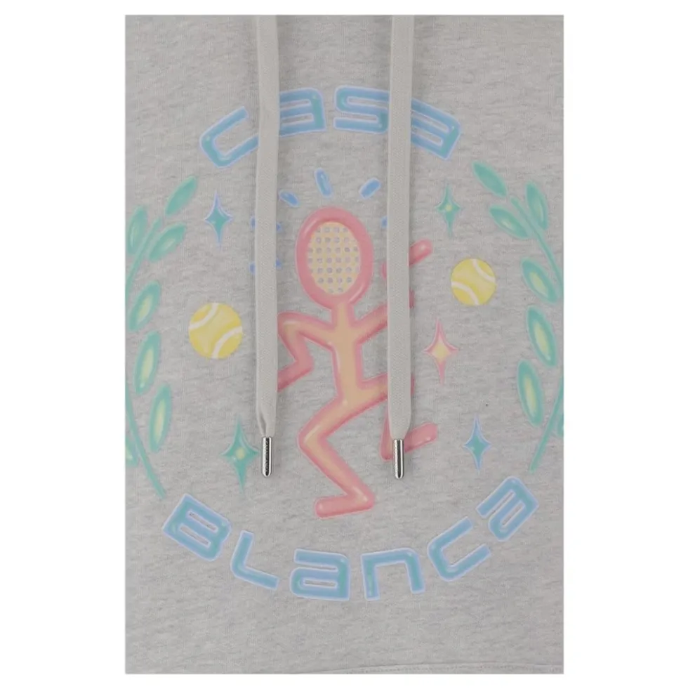 Bomulds sweatshirt med logo