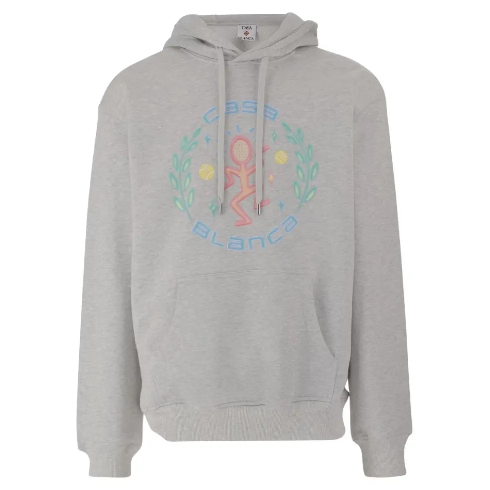 Bomulds sweatshirt med logo