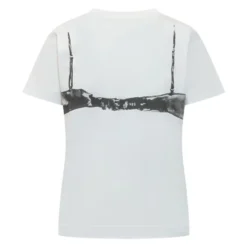 Bomulds T-shirt med bh-print