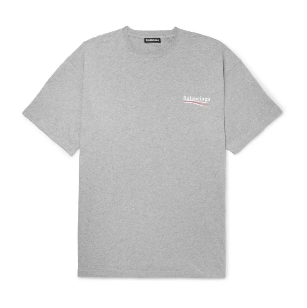 Bomulds T-shirt Med Broderet Logo