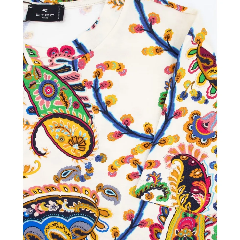 Bomulds T-shirt med print