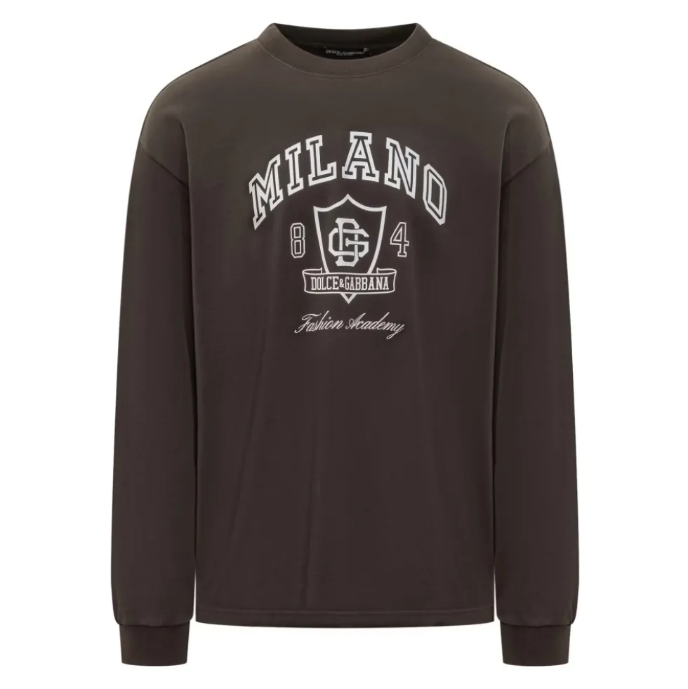 Bomulds T-shirt med print