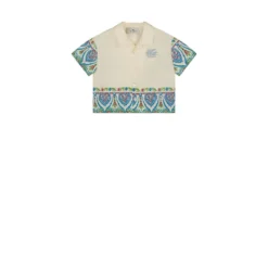 Bowling-Collar Short-Sleeve Shirt