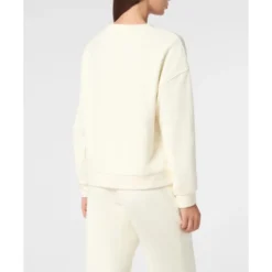 Boxy Fit Sweatshirt Round Neck LS