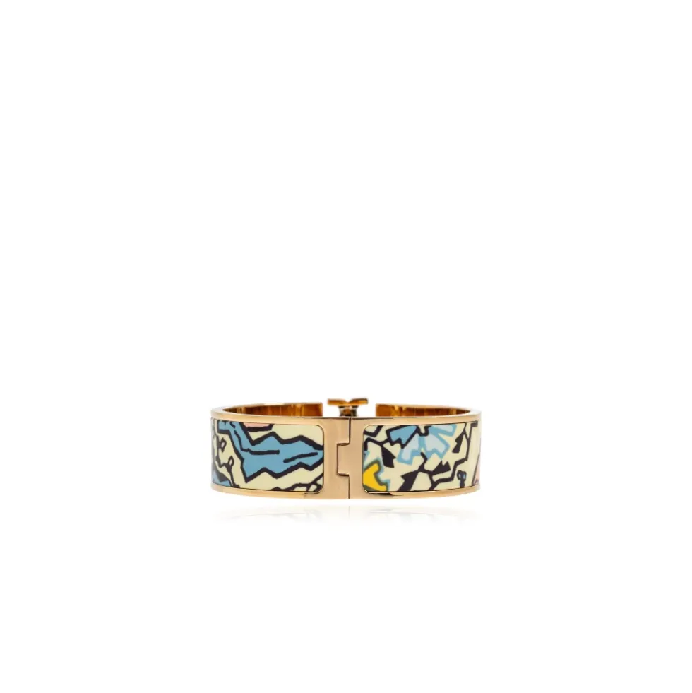 Brass Bracelet with Logo